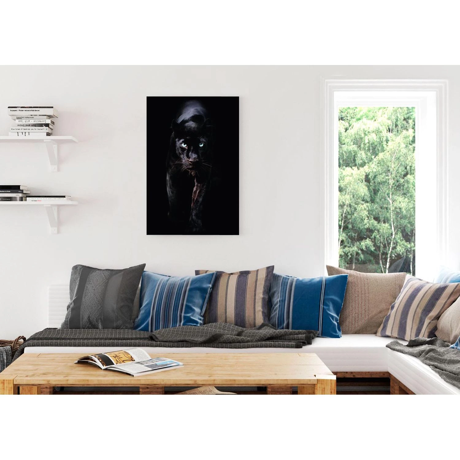 Reinders Tableau déco Panther - Hauteur : 90 cm – Image 2