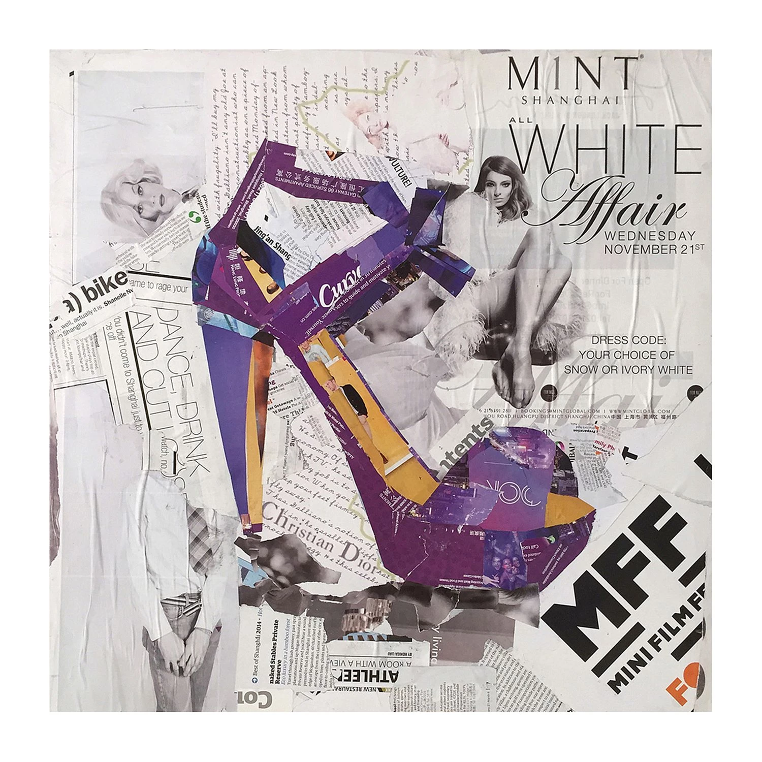 Kayoom Tableau déco Dresscode III