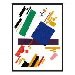 Any Image Tableau déco Geometric Abstract - Hêtre massif / Plexiglas - 62 x 82 cm