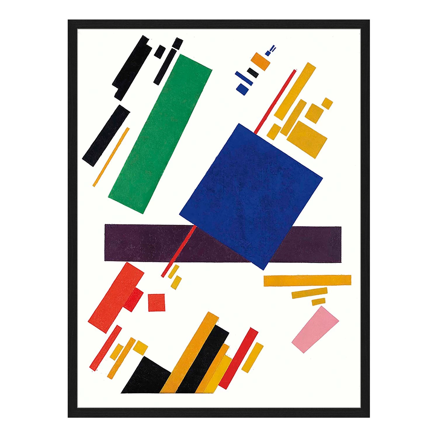 Any Image Tableau déco Geometric Abstract - Hêtre massif / Plexiglas - 62 x 82 cm