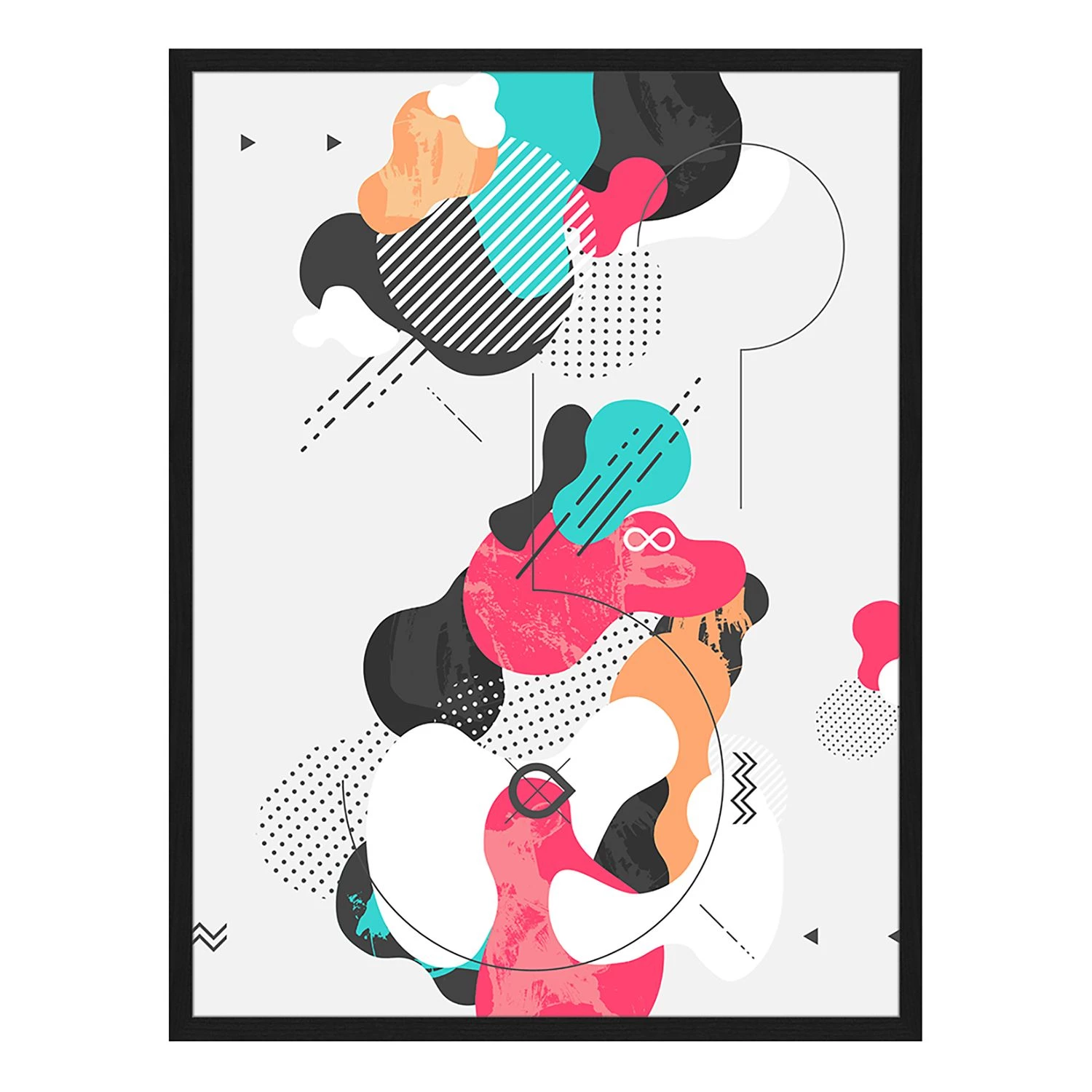 Any Image Tableau déco Into the Clouds - Hêtre massif / Plexiglas - 62 x 82 cm