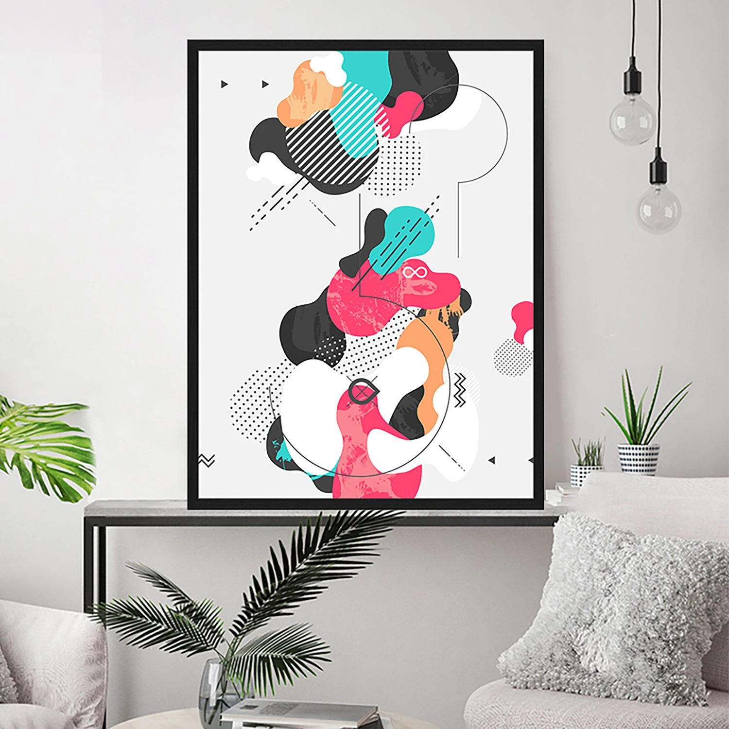 Any Image Tableau déco Into the Clouds - Hêtre massif / Plexiglas - 62 x 82 cm – Image 2