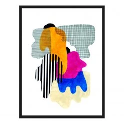 Any Image Tableau déco Painting - Hêtre massif / Plexiglas - 62 x 82 cm