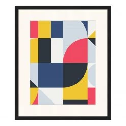 Any Image Tableau déco U turn - Hêtre massif / Plexiglas - 52 x 62 cm