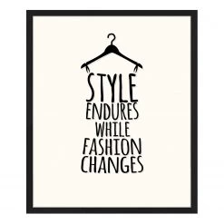 Any Image Tableau déco Style Endures - Hêtre massif / Plexiglas - 52 x 62 cm