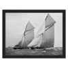 Any Image Tableau déco Antique Sailing Boats - Hêtre massif / Plexiglas - 42 x 32 cm
