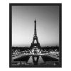 Any Image Tableau déco Eiffel Tower - Hêtre massif / Plexiglas - 42 x 52 cm
