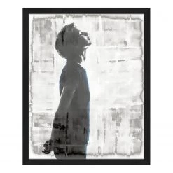 Any Image Tableau déco Thought - Hêtre massif / Plexiglas - 42 x 52 cm