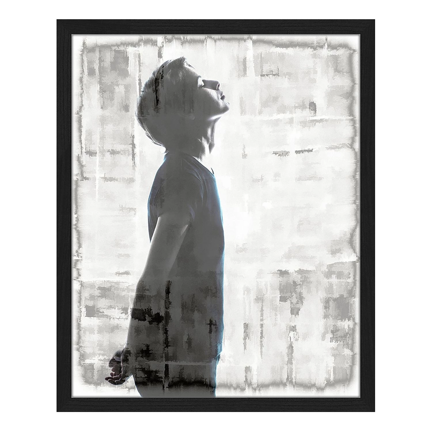 Any Image Tableau déco Thought - Hêtre massif / Plexiglas - 42 x 52 cm