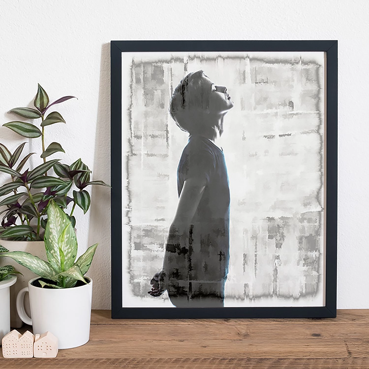 Any Image Tableau déco Thought - Hêtre massif / Plexiglas - 42 x 52 cm – Image 2