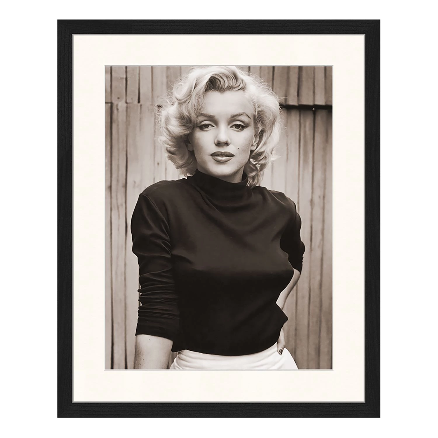 Any Image Tableau déco Marilyn Monroe III - Hêtre massif / Plexiglas - 42 x 52 cm