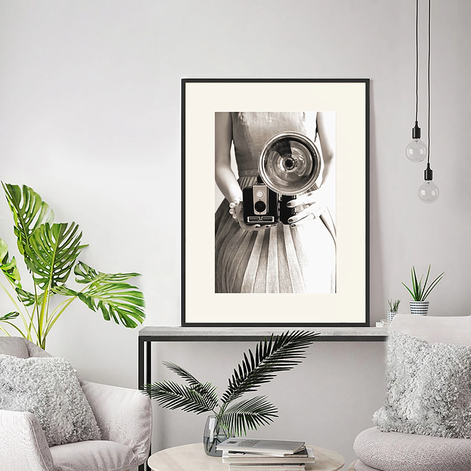 Any Image Tableau déco Camera - Hêtre massif / Plexiglas - 62 x 82 cm – Image 2