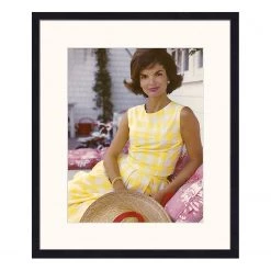 Any Image Tableau déco Yellow Dress - Hêtre massif / Plexiglas - 52 x 62 cm