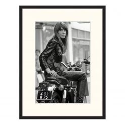 Any Image Tableau déco Françoise Hardy - Hêtre massif / Plexiglas - 62 x 82 cm