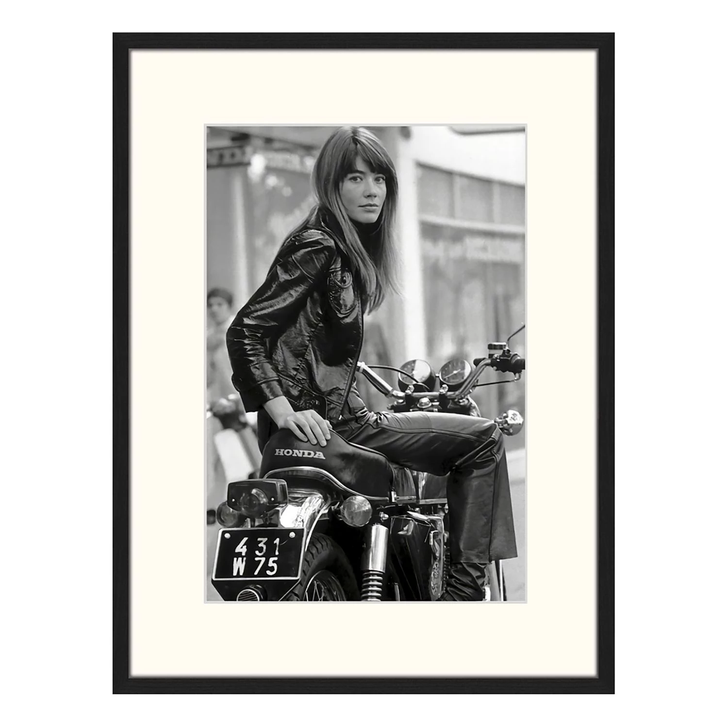 Any Image Tableau déco Françoise Hardy - Hêtre massif / Plexiglas - 62 x 82 cm
