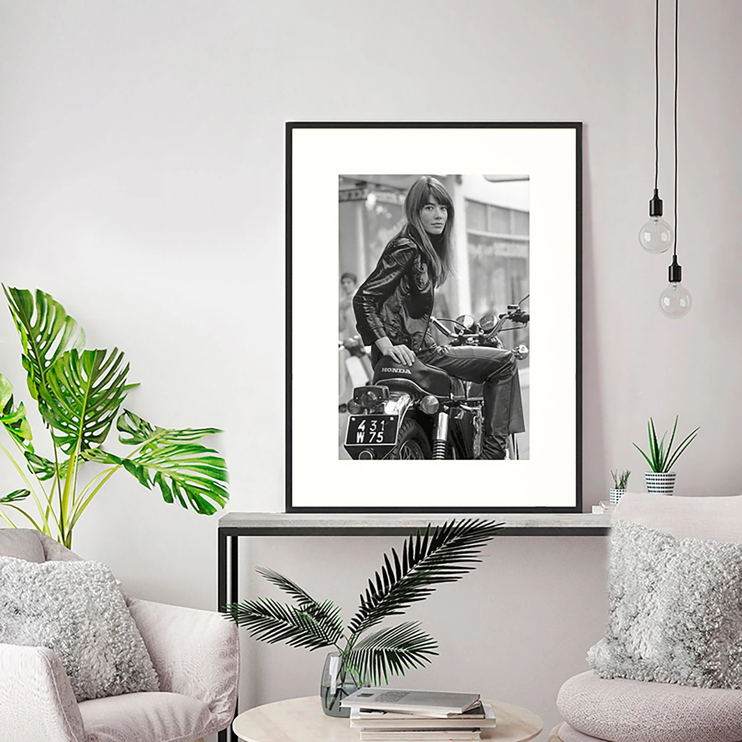 Any Image Tableau déco Françoise Hardy - Hêtre massif / Plexiglas - 62 x 82 cm – Image 2