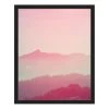 Any Image Tableau déco Sunrise over Mountains - Hêtre massif / Plexiglas - 42 x 52 cm