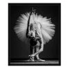 Any Image Tableau déco Ballerina - Hêtre massif / Plexiglas - 52 x 62 cm
