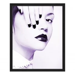 Any Image Tableau déco Mia - Hêtre massif / Plexiglas - 42 x 52 cm