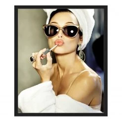 Any Image Tableau déco Make Up - Hêtre massif / Plexiglas - 52 x 62 cm