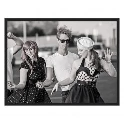 Any Image Tableau déco Dancing Outside - Hêtre massif / Plexiglas - 82 x 62 cm