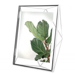 Umbra Cadre photo Prisma I - Verre / PVC / Acier - Argenté