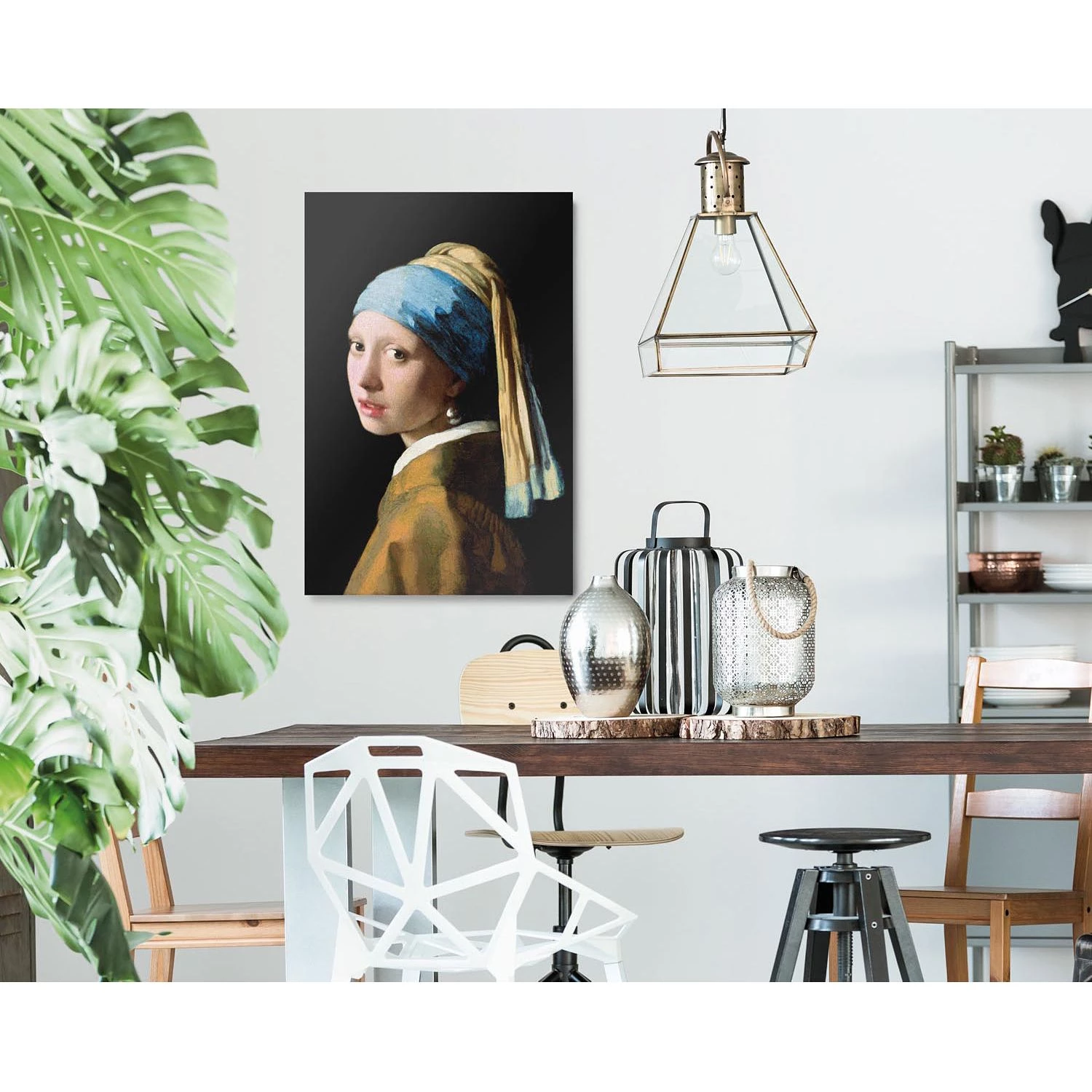 Reinders Tableau déco Jan Vermeer I - Papier / MDF - Multicolore – Image 2