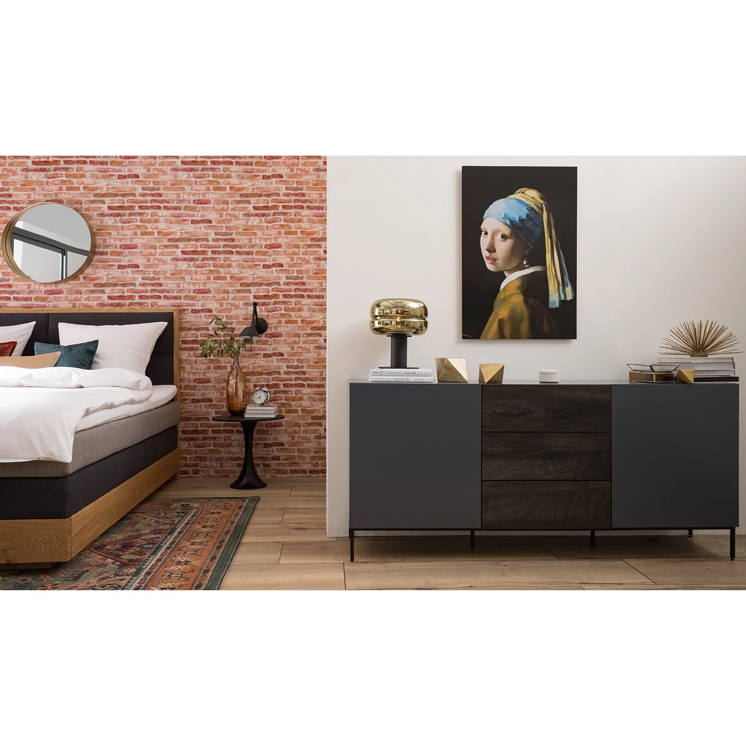 Reinders Tableau déco Jan Vermeer I - Papier / MDF - Multicolore – Image 3