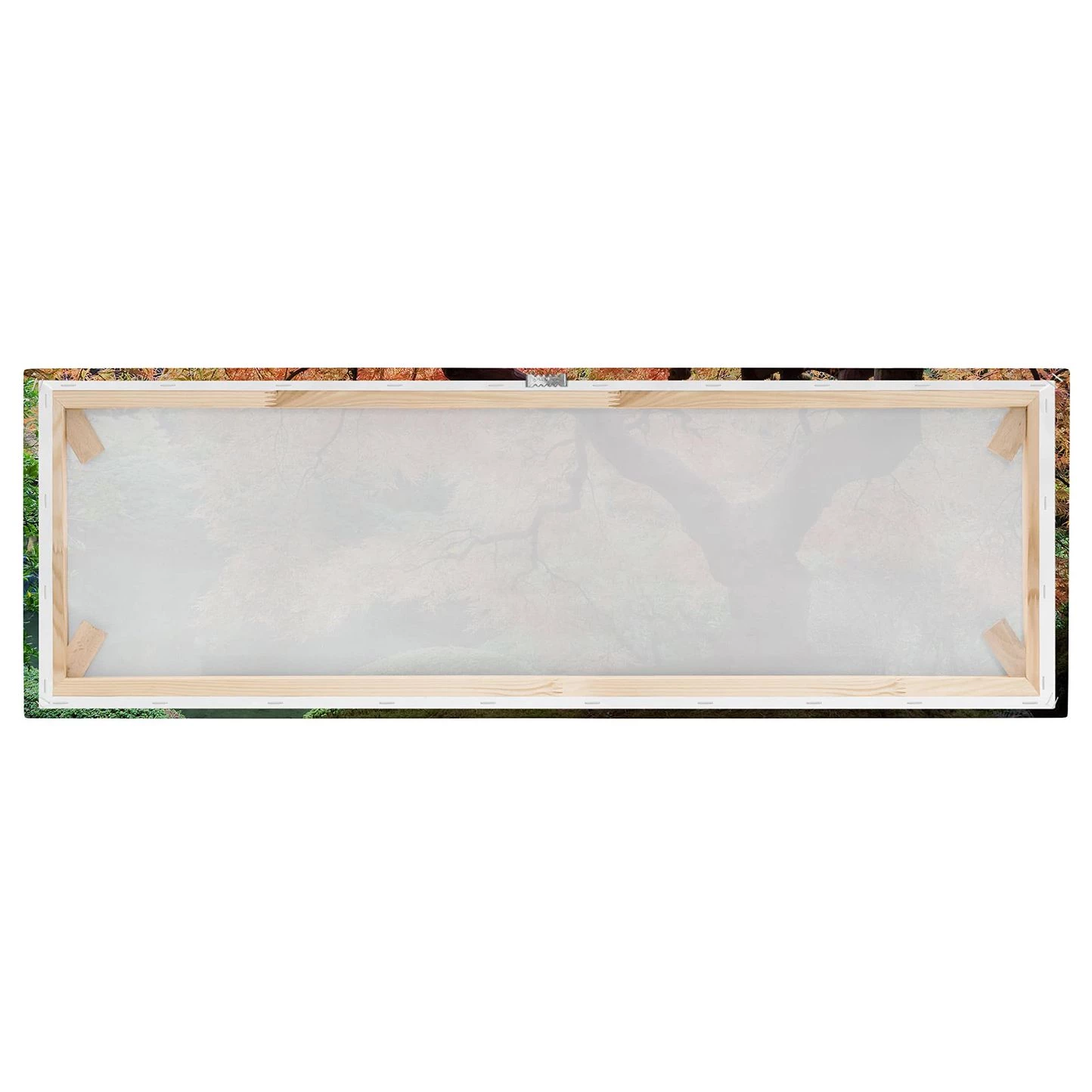 Bilderwelten Tableau déco jardin japonais I - Toile / Épicéa massif - Multicolore - 90 x 30 cm – Image 6