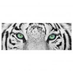 Bilderwelten Tableau déco tigre blanc - Verre de sécurité ESG - Multicolore - 125 x 50 cm