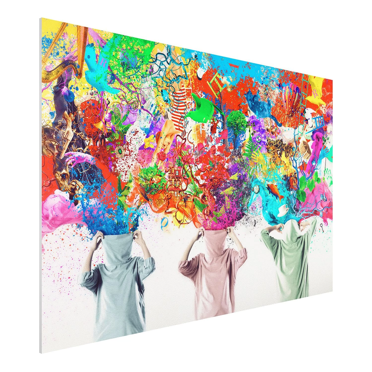 Bilderwelten Tableau déco Brain Explosions I - Plaque en mousse rigide Forex - Multicolore - 120 x 80 cm – Image 2
