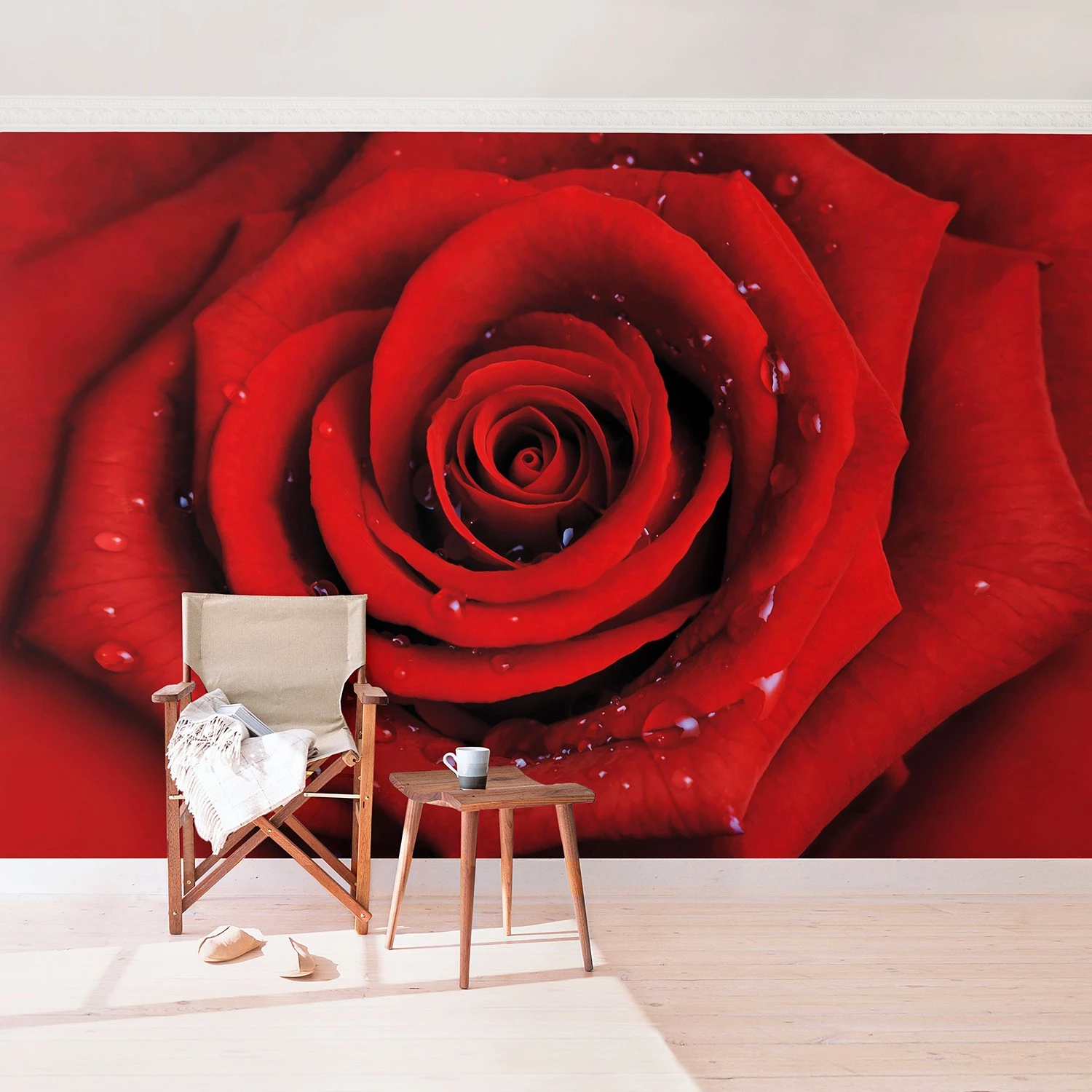 Bilderwelten Papier peint rose rouge - Papier peint - 480 x 320 cm â Image 2
