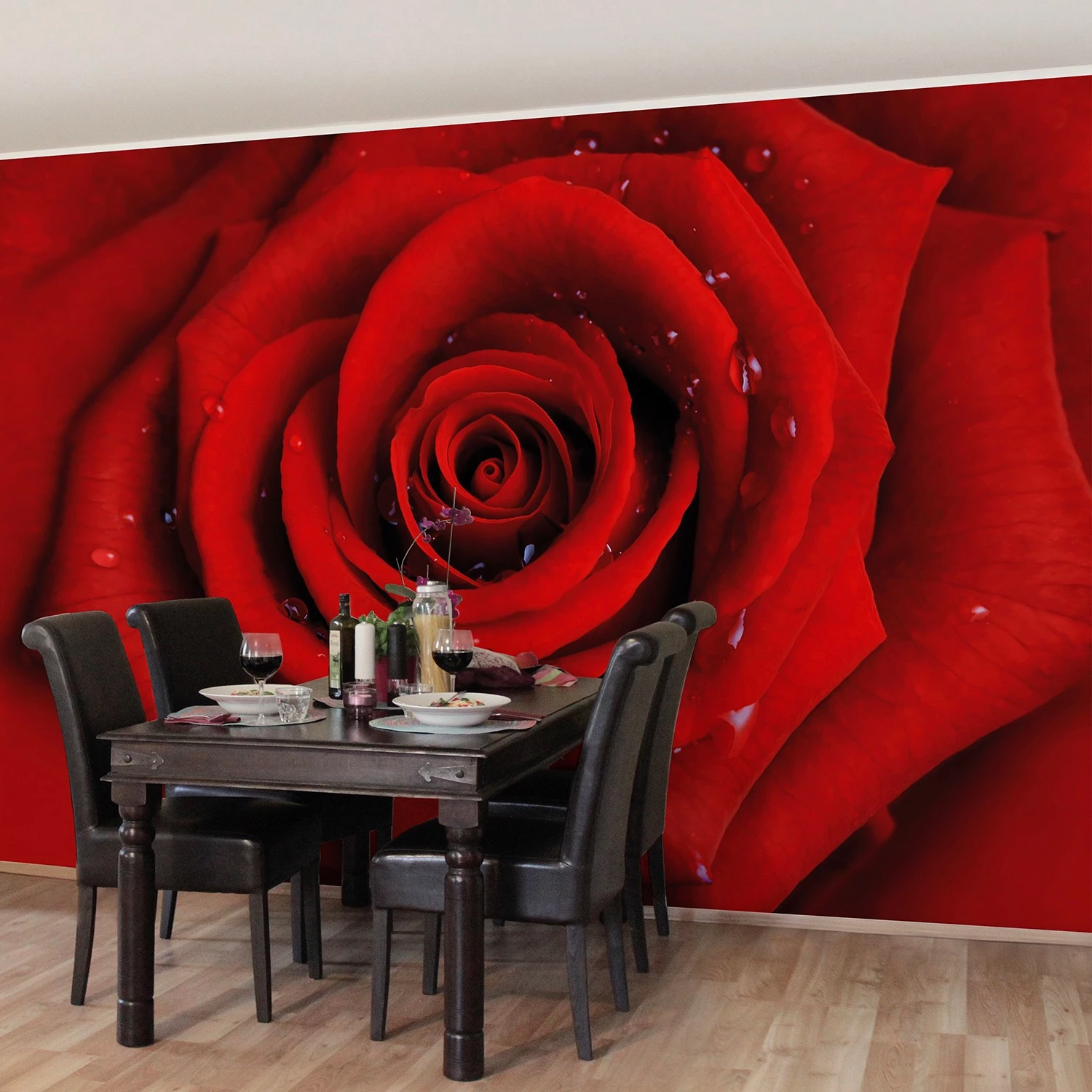 Bilderwelten Papier peint rose rouge - Papier peint - 480 x 320 cm â Image 3