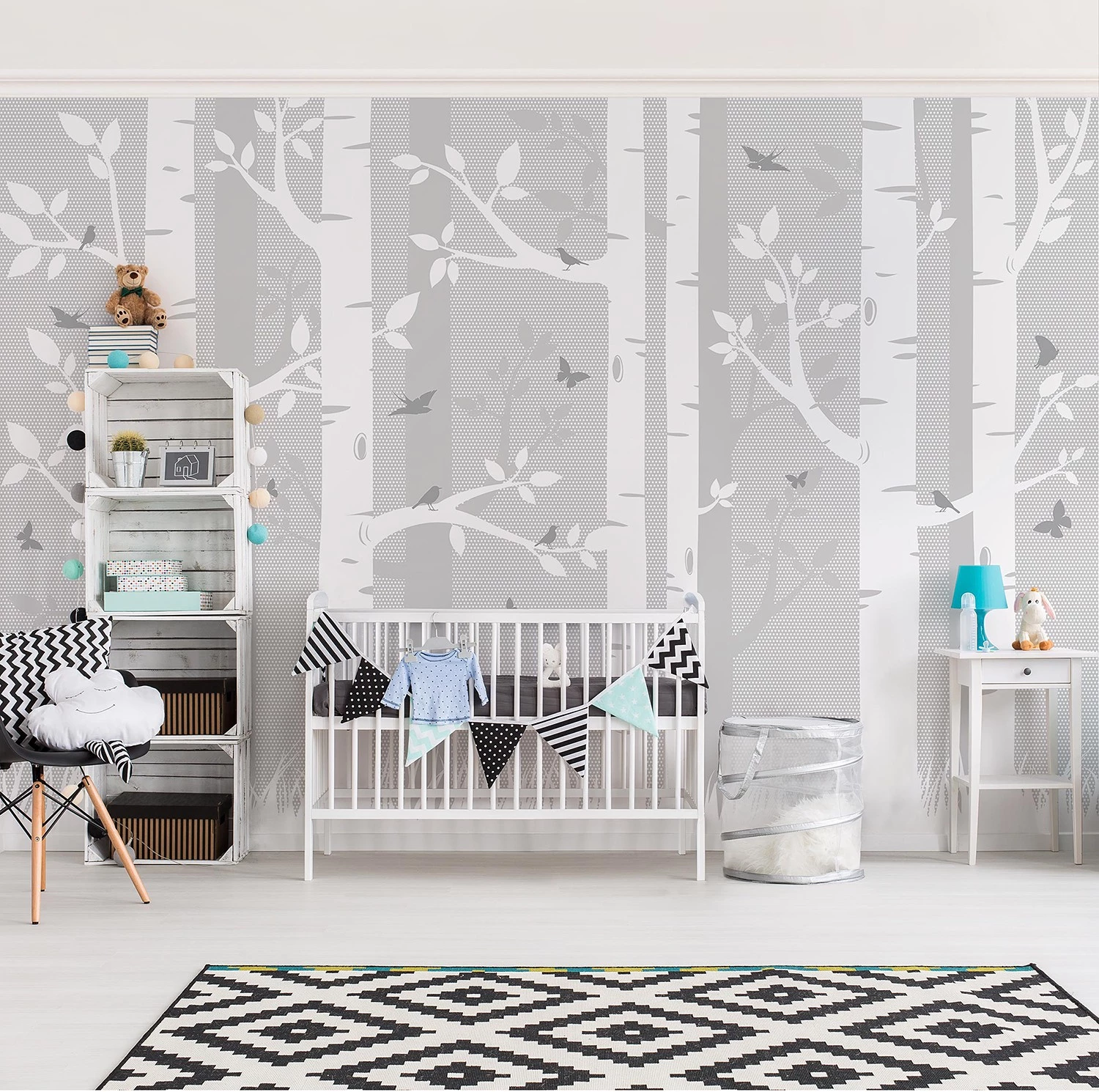 Bilderwelten Papier peint bouleaux - Papier peint - 432 x 290 cm – Image 2