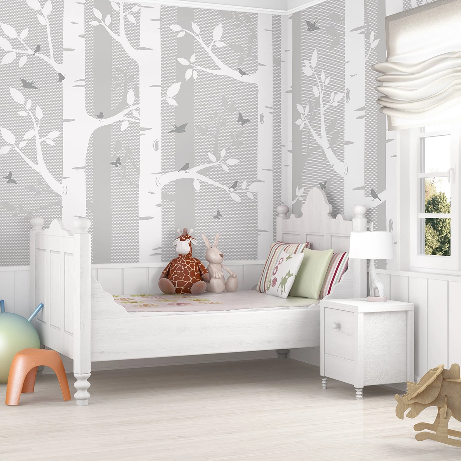 Bilderwelten Papier peint bouleaux - Papier peint - 432 x 290 cm – Image 3