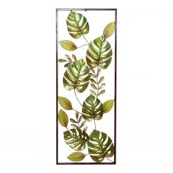 Twentyfour Déco murale Cora II - Fer - Vert / Marron