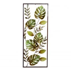 Twentyfour Déco murale Cora I - Fer - Vert / Marron