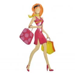 Twentyfour Déco murale Barbery II - Fer - Rouge / Multicolore