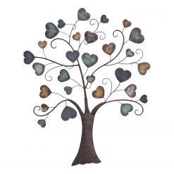 Twentyfour Déco murale Heaton - Fer - Marron / Vert