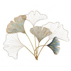 Twentyfour Déco murale Ugine - Fer - Doré / Vert