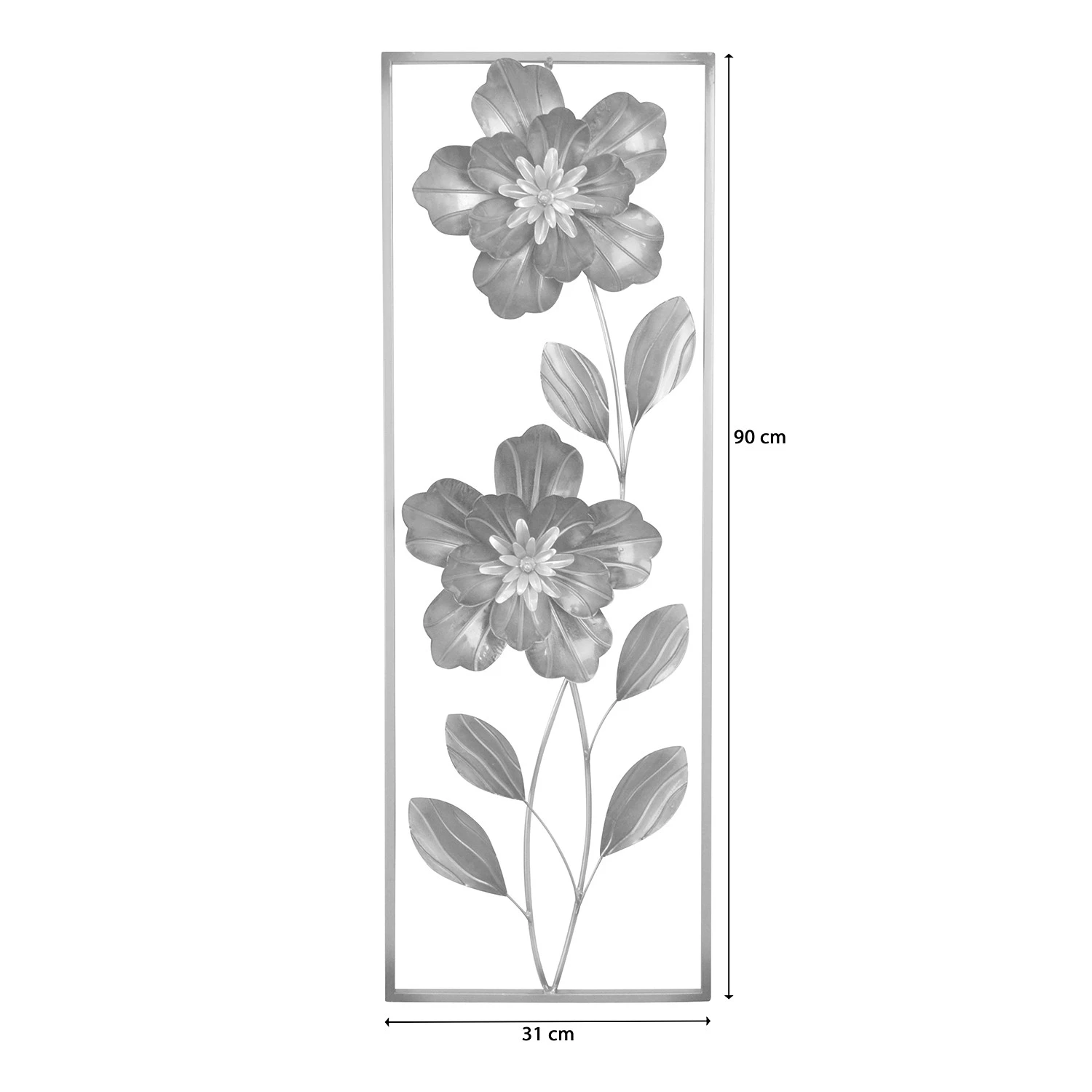 Twentyfour Déco murale Marietta - Fer - Doré / Argenté / Rouge – Image 2