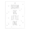 Reinders Tableau déco Dream Big - Matériau dérivé du bois - Blanc