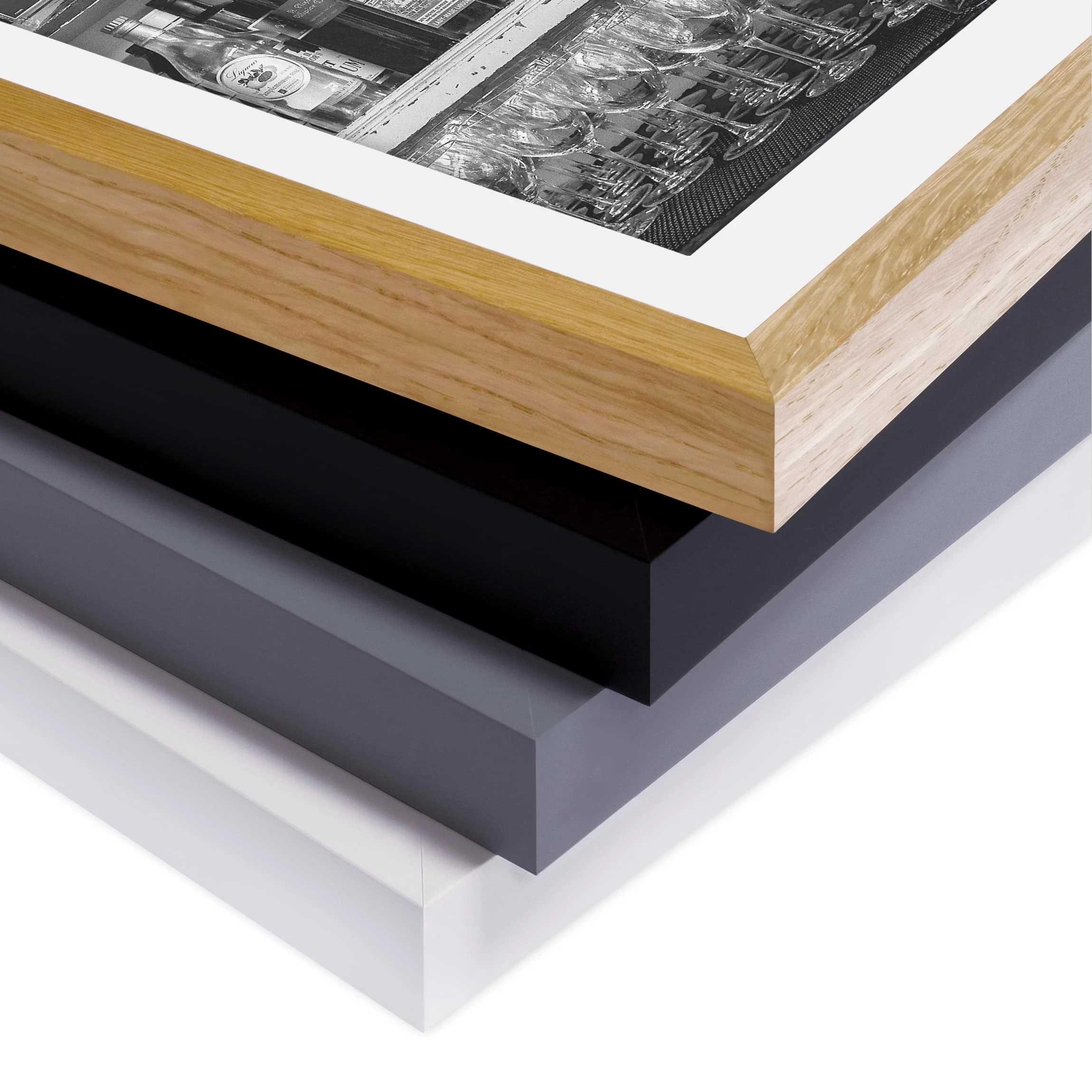 Bilderwelten Impression d’art Bar III - Partiellement en pin massif - Gris - 40 x 55 cm – Image 7