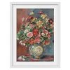 Bilderwelten Impression art bouquet de fleurs II - Partiellement en pin massif - Blanc - 40 x 55 cm