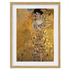 Bilderwelten Impression d’art Adele Bloch-Bauer IV - Partiellement en chêne massif - Chêne - 30 x 40 cm