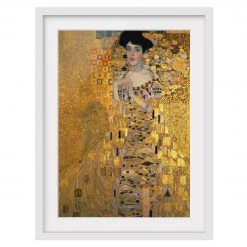 Bilderwelten Impression d’art Adele Bloch-Bauer II - Partiellement en pin massif - Blanc - 40 x 55 cm