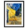 Bilderwelten Impression art terrasse café d’Arles I - Pin massif - Noir - 40 x 55 cm