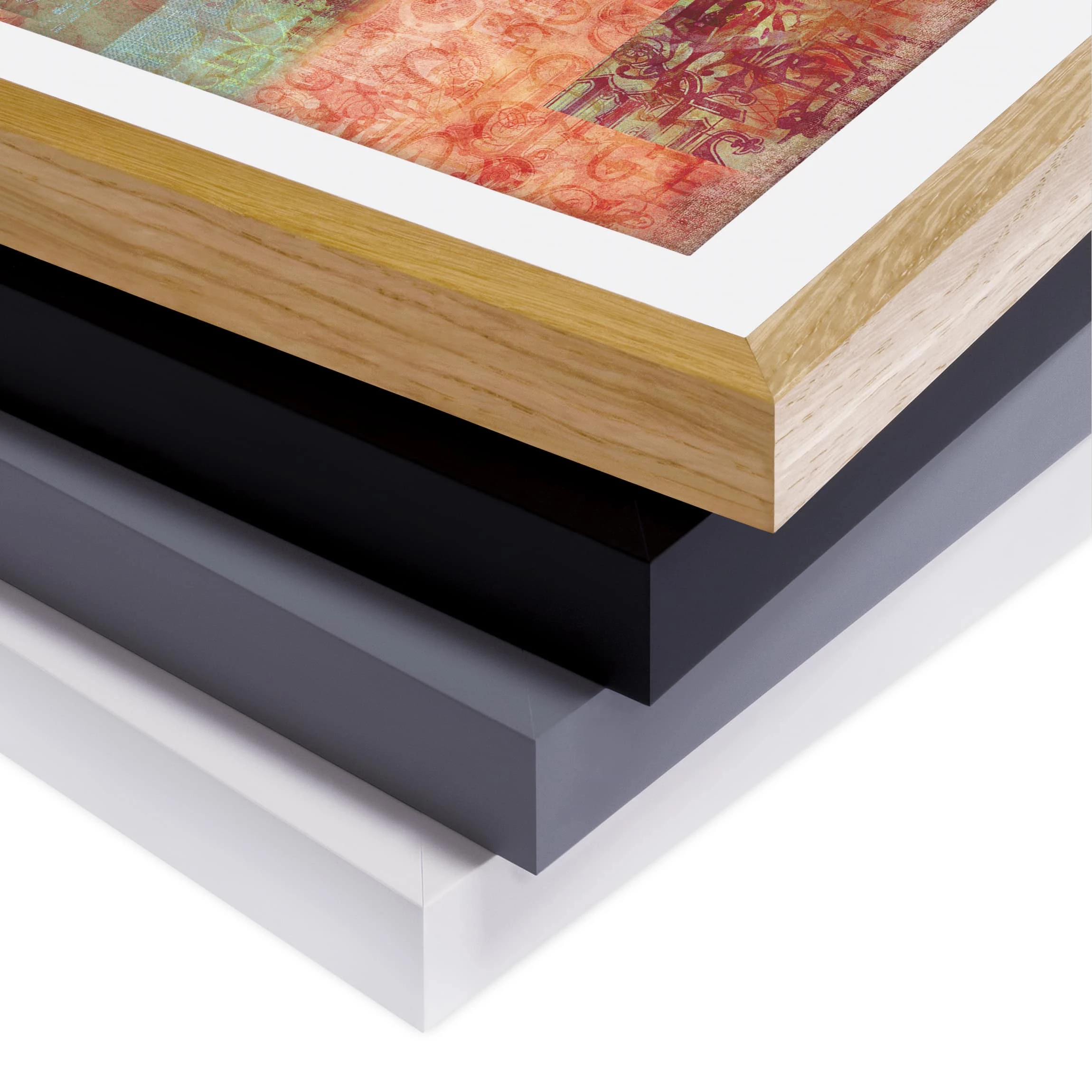 Bilderwelten Impression d’art caractères I - Pin massif - Noir - 70 x 100 cm – Image 7