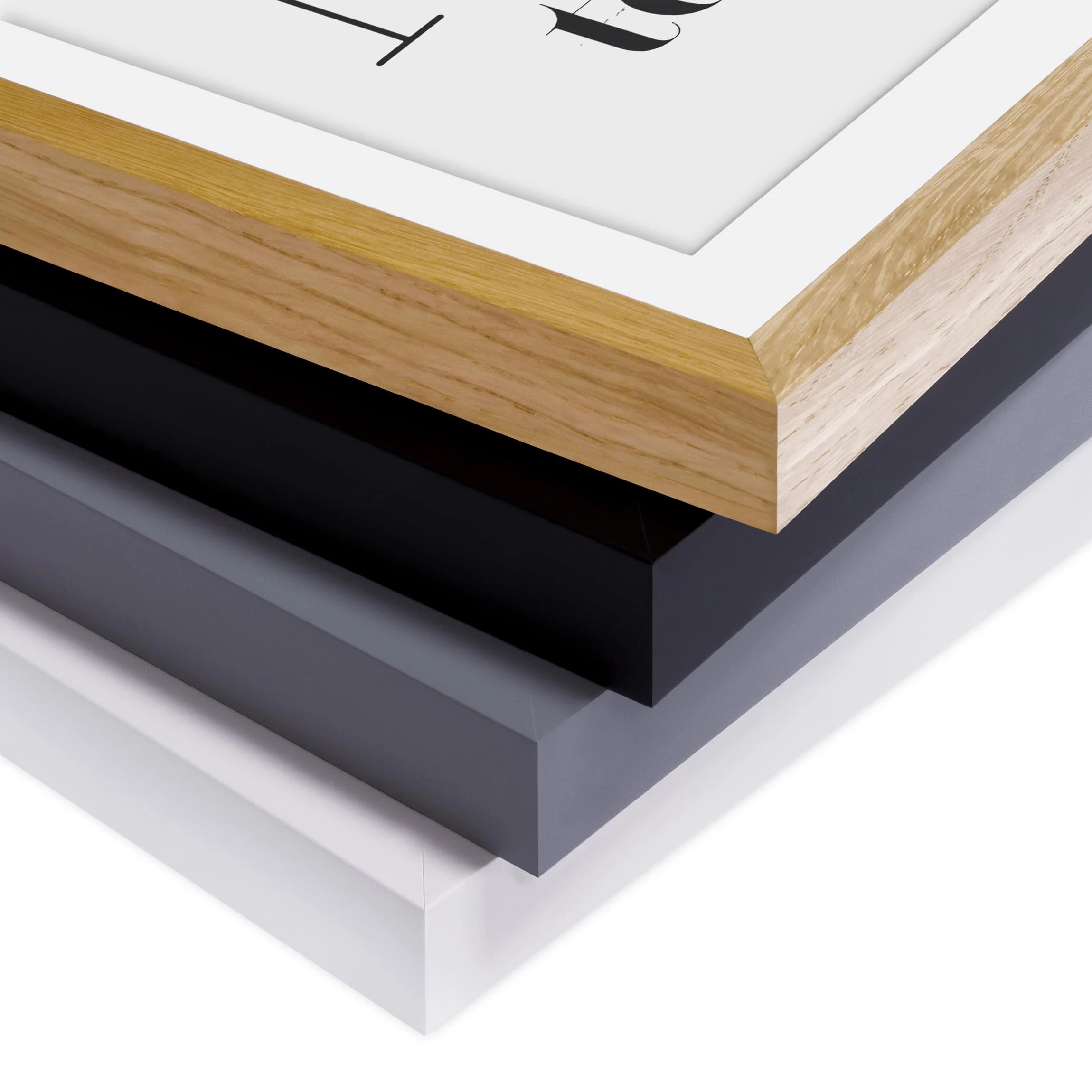Bilderwelten Tableau déco now IV - Partiellement en chêne massif - Chêne - 30 x 30 cm – Image 7