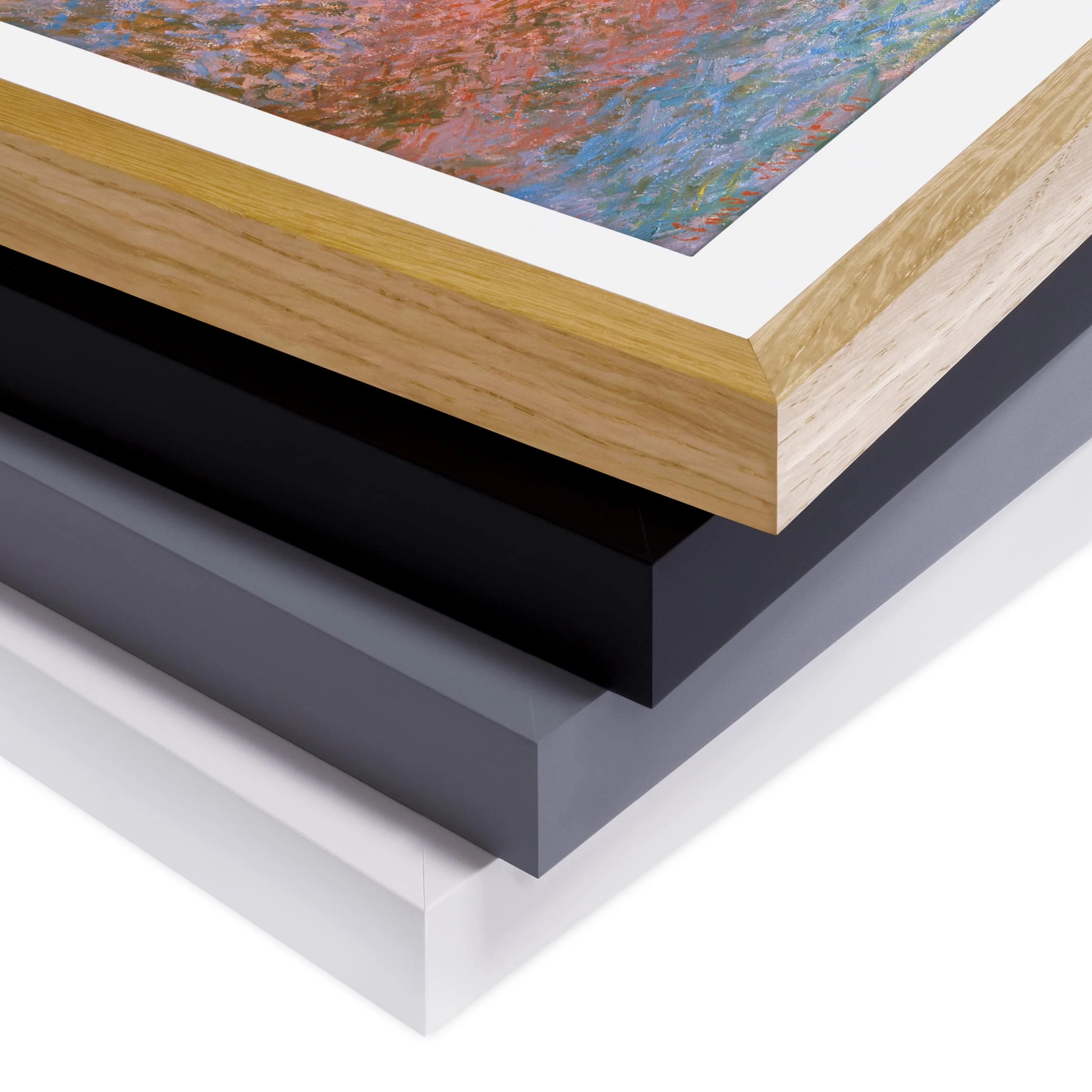 Bilderwelten Impression d’art meules III - Partiellement en pin massif - Gris - 100 x 70 cm – Image 7